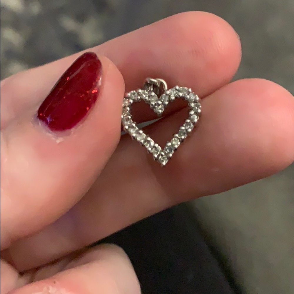 Real Diamond heart pendant
